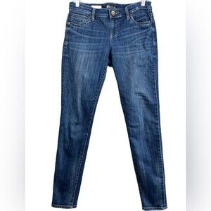 Kut from the Kloth Dark Wash Blue Denim Toothpick Skinny Jeans Women's Size 4
